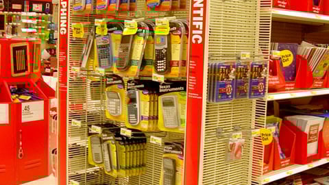 Target Peg Board Endcap