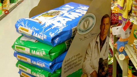 Iams 'Vet Recommended' Shipper 