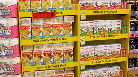 Keebler 'Fuel for School' Floorstands