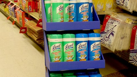 Lysol Disinfecting Wipes Shipper