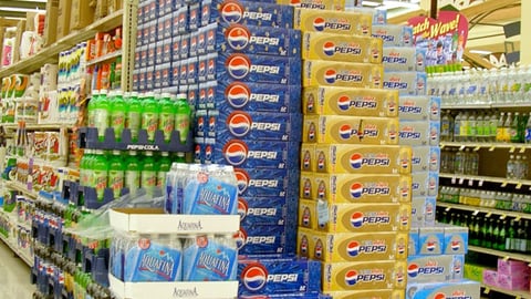 Jewel/Pepsi Max 'First Pitch' Endcap