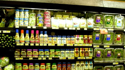 Albertsons 'Salad Place' Merchandising