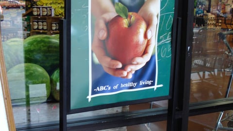 Wild Oats Back-to-School Stanchion