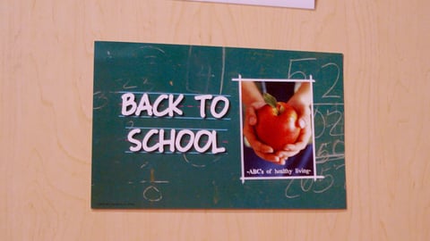 Wild Oats Back-to-School Sign