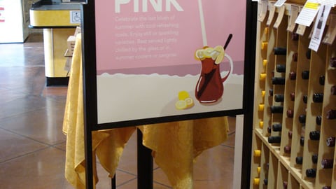 Wild Oats 'Drink in the Pink' Stanchion