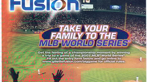 Gillette Fusion Baseball Sweeps FSI