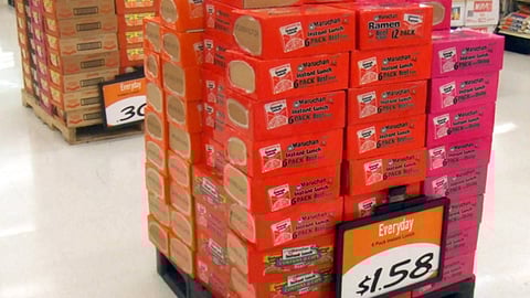 Bottom Dollar Pallet Merchandising