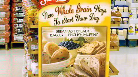 Sara Lee Whole Grain Bread Display