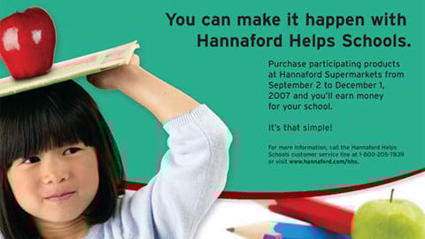 Hannaford Helps Schools Feature