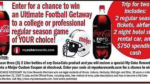 Meijer/Coke 'Ultimate Football Getaway' Feature