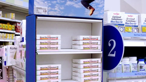 Meijer Nasal Decongestant Sidekick