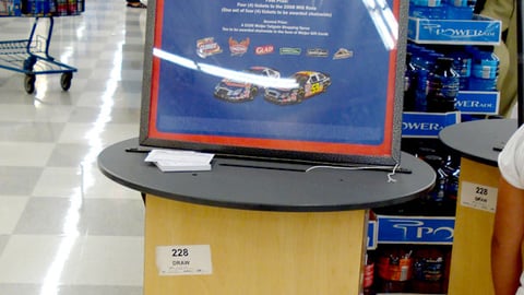 Meijer 'Race into Tailgate Season' Entry Stand