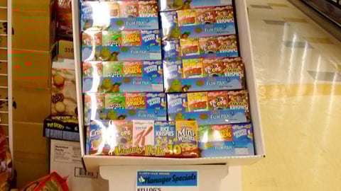 Kellogg's Fun Pak Shipper