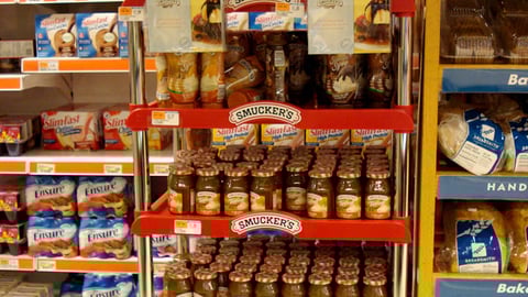 Smucker's Toppings Rack