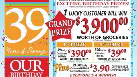 Pathmark Birthday Sweeps Feature