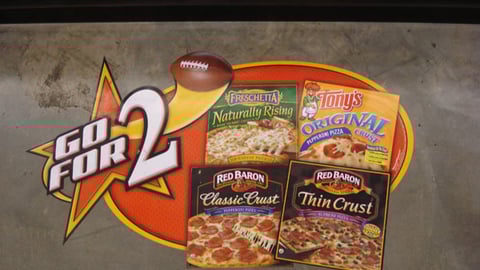 Schwan Pizza 'Go For 2' Floor Cling