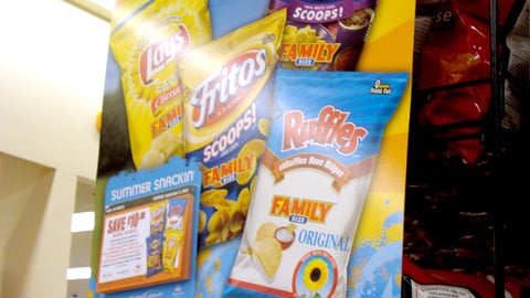 Budweiser/Frito-Lay Rebate Sign