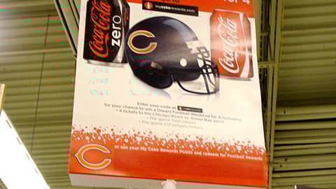 Dominick's/Coke Chicago Bears Pole Topper