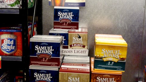 Samuel Adams Octoberfest Case Stack