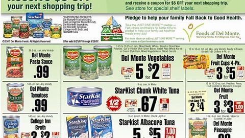 ShopRite/Del Monte 'Just One More' Feature 