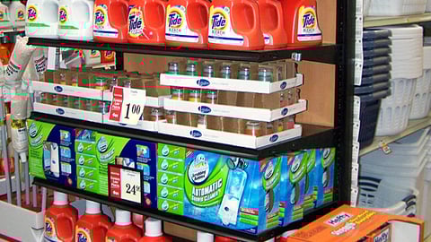 Fry's Laundry/Cleaning Endcap