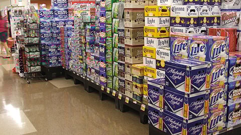 Hannaford Beer Aisle