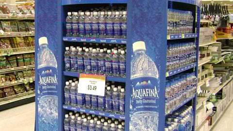 Aquafina Endcap