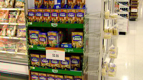 Keebler Ice Cream Cups Floorstand