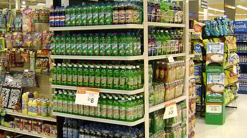 Pepsi Beverages Endcap