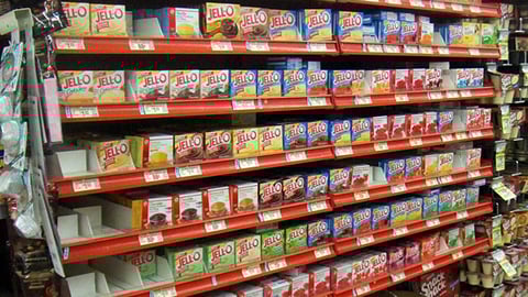 Jell-O In-line Merchandiser