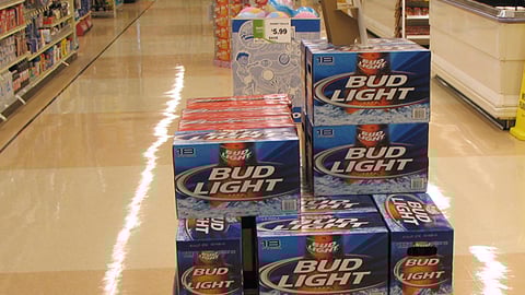 Budweiser Case Stack