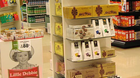 Russell Stover Floor Display