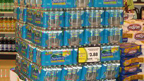 Zephyrhills Spring Water Pallet