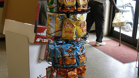 Frito-Lay/Fountain Drink Combo Floor Display