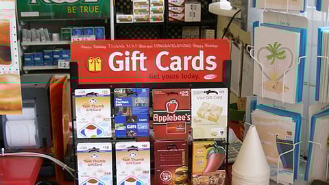 Tom Thumb Gift Card Countertop Display