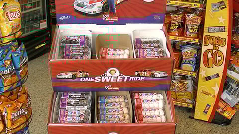 Little Debbie NASCAR Floorstand