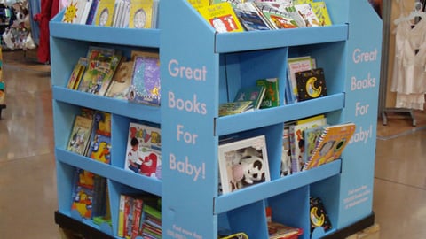 Wal-Mart Baby Books Pallet Display