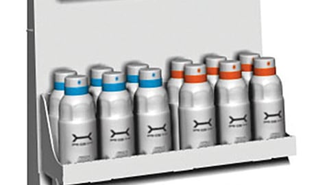 Dial RGX Body Spray Floorstand