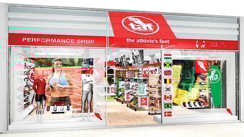 Redesigned Athlete's Foot Store