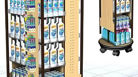 Schering-Plough/Safeway Multi-Seasonal Floorstand