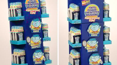 Listerine Agent Cool Blue Floorstand/Power Wing