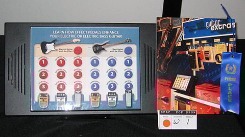 Guitar Effects Interactive Audio Display