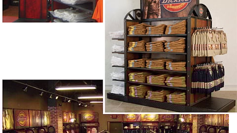 Dickies Apparel Racks