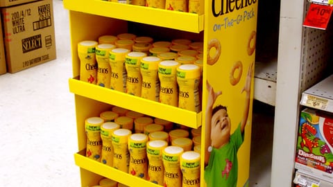 Cheerios On-the-Go Container Floorstand