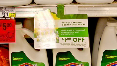 Clorox Green Works Coupon Shelf Dangler