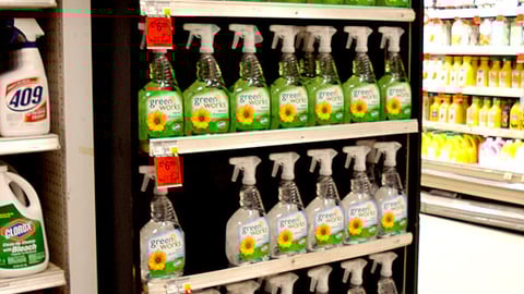 Dominick's Clorox Green Works Shelf Merchandising