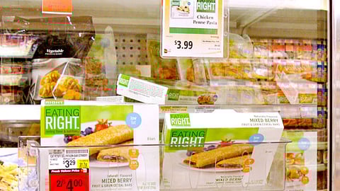 Safeway Eating Right Cooler Display
