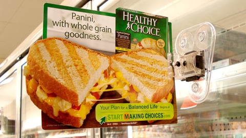 Healthy Choice Panini 'Choices' Cooler Sign