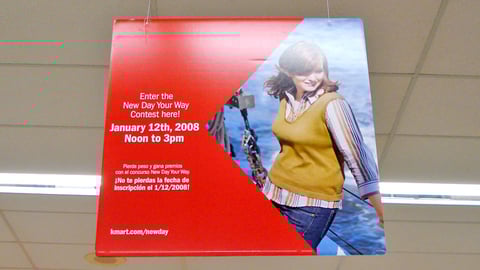 Kmart 'New Day' Ceiling Banner