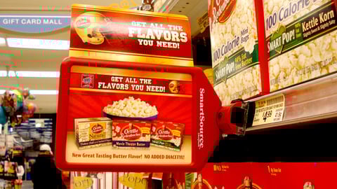 Orville Redenbacher's Super Bowl Shelf Talker